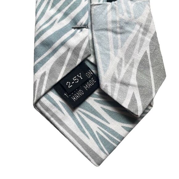 Littlest Prince Boys 2-5 Yr Blue Green Abstract Stripe Tie Necktie NEW - Picture 2 of 5